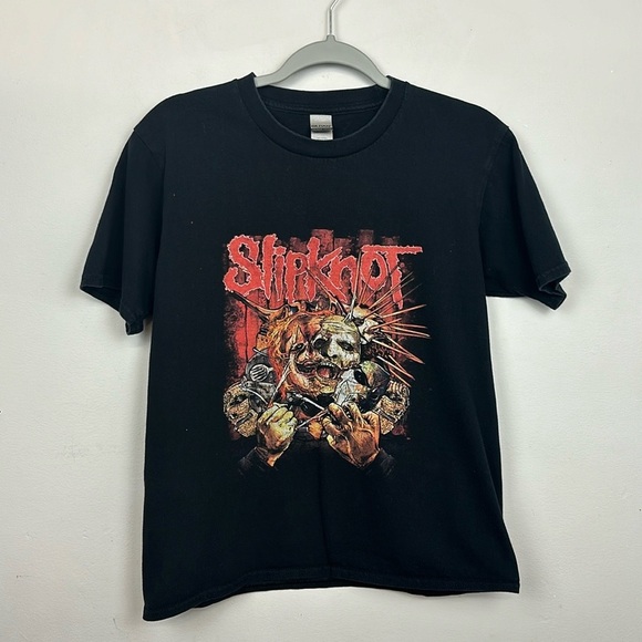 Slipknot Brain Reaper Graphic Tee Sz S Horror Punk Rock - Picture 5 of 5